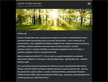 Tablet Screenshot of chvojkovskymlyn.cz